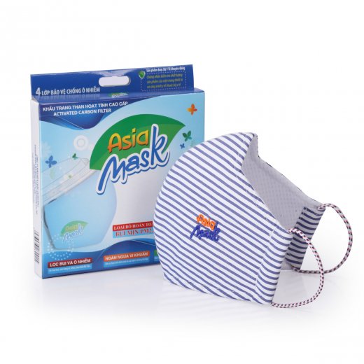 Khẩu Trang Sợi Hoạt Tính AsiaMask