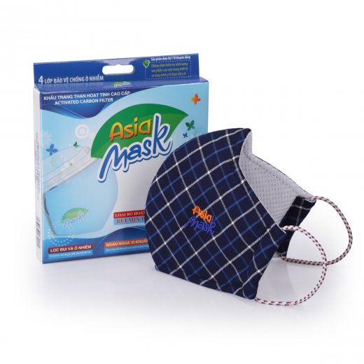 Khẩu Trang Sợi Hoạt Tính AsiaMask