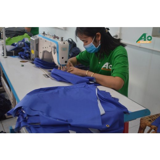 Áo mưa in logo thương hiệu