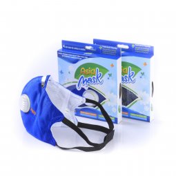 Khẩu trang than hoạt tính Asia Mask có van thoát không khí ( xé dán sau gáy)